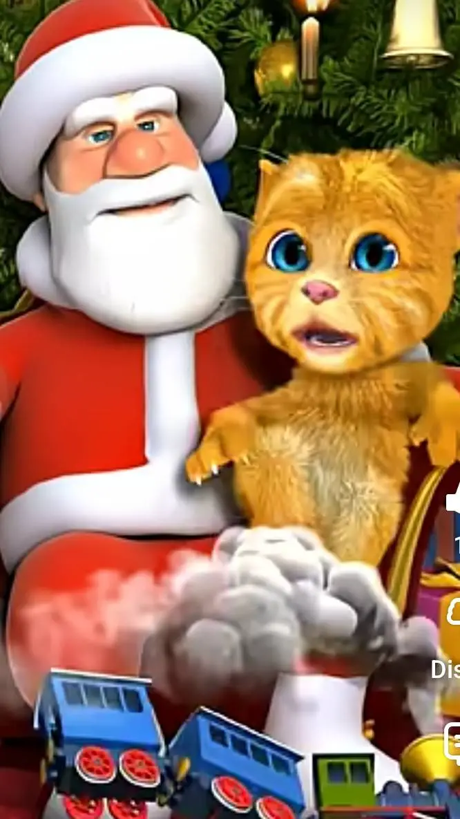 ai character: Santa & ginger background