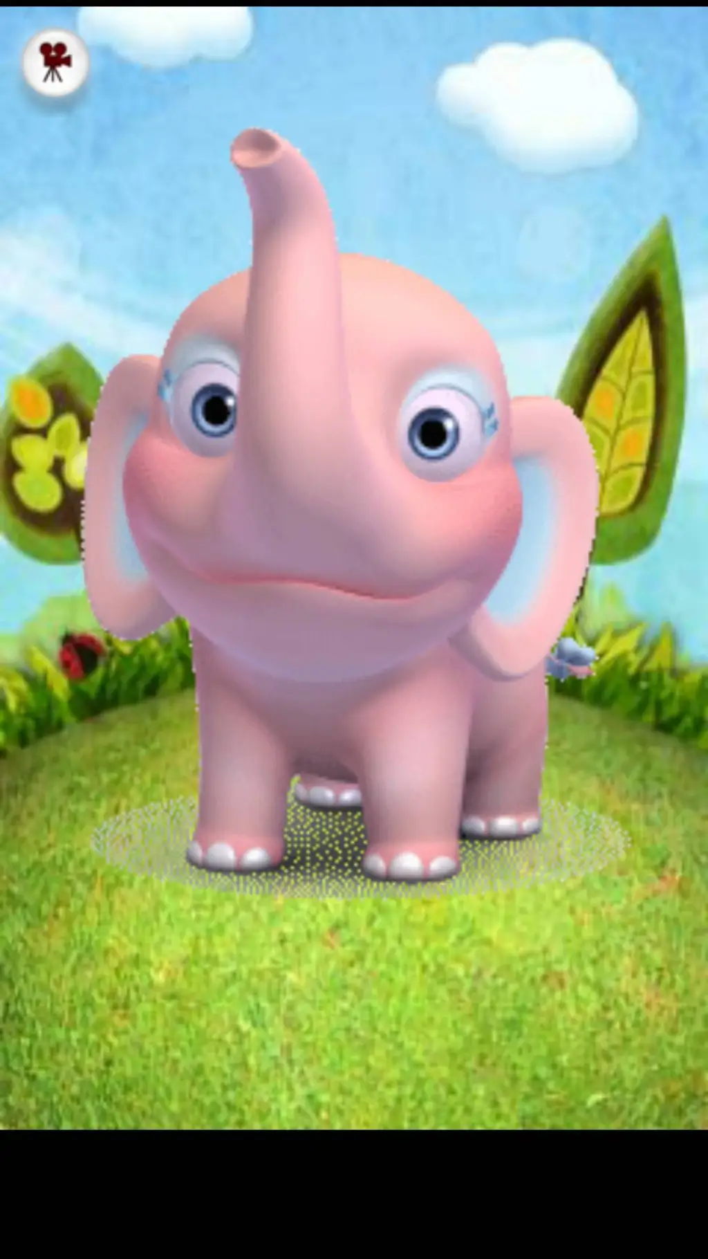 ai character: talking Shirley background