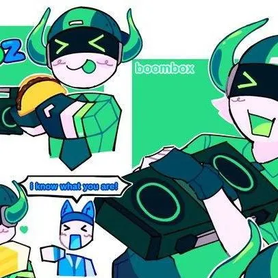 chat with ai character: Boombox