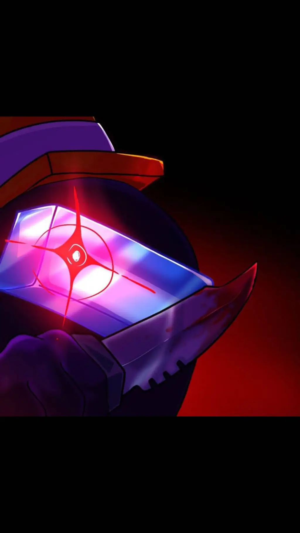 ai character: 🔪🩸BLACK IMPOSTOR🖤 background