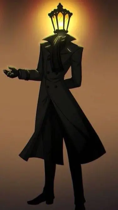 ai character: Фонарьмен background