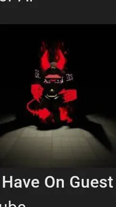 ai character: 😈⚫Guest 666🟥 background