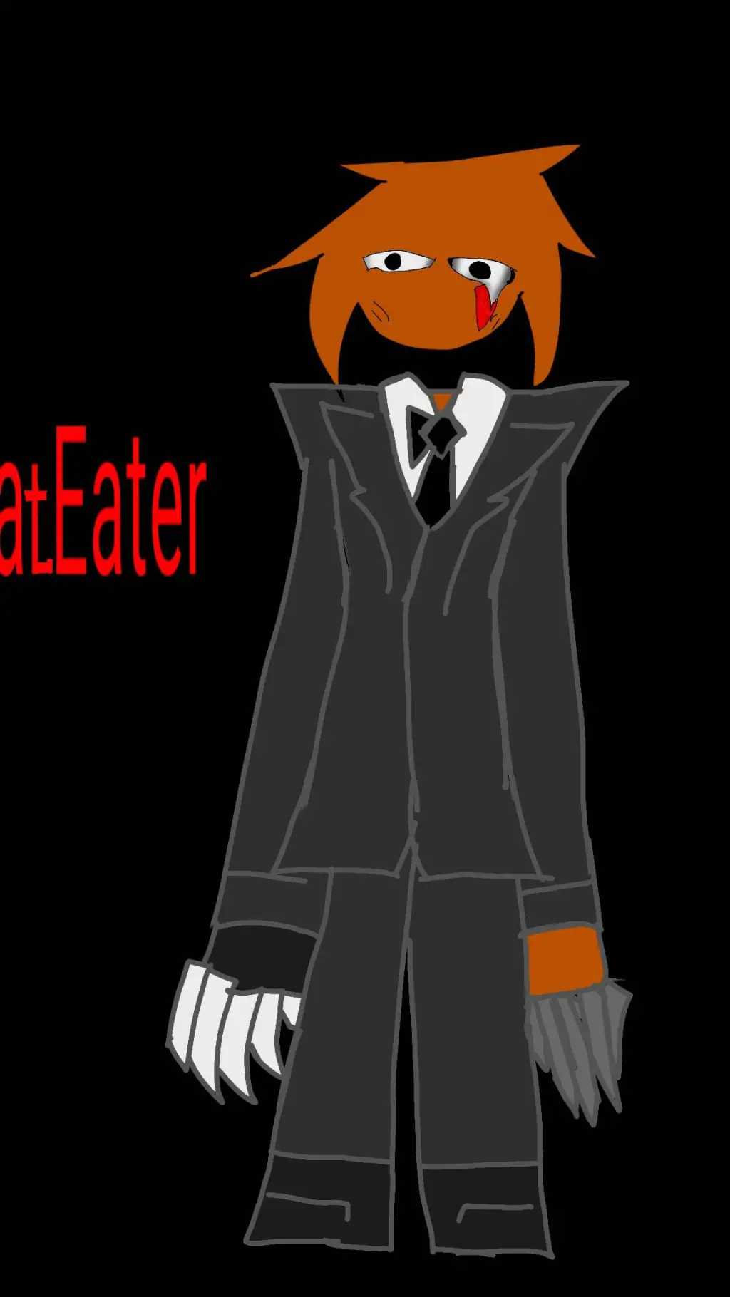 ai character: 🔪🖤MeatEater🥩 background