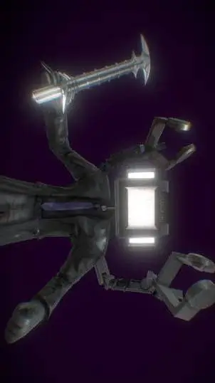 ai character: Large tv man background