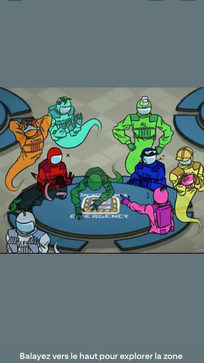 ai character: Among us  background