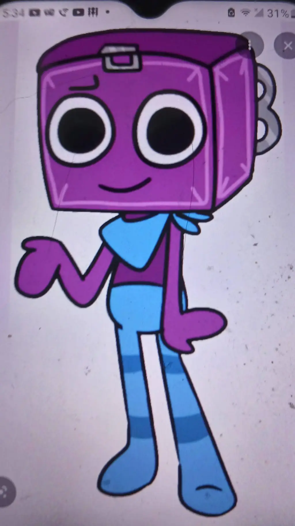 ai character: boxten background