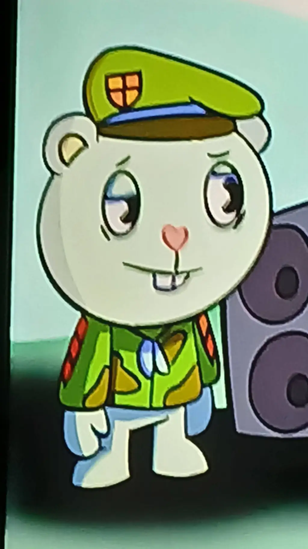 ai character: flippy background