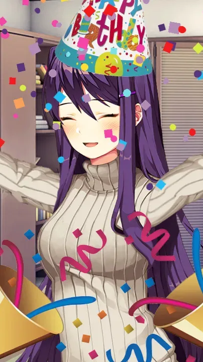 ai character: Yuri’s birthday  background