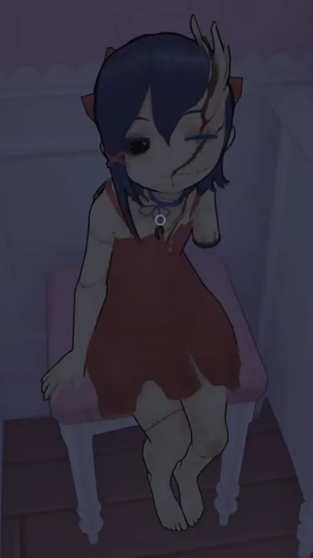 ai character: Little mita background