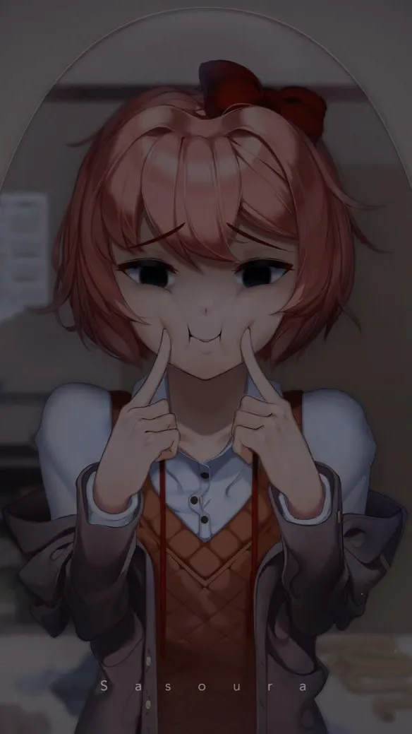 ai character: Sayori (sadness) background