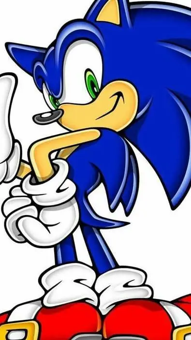 ai character: sonic  background