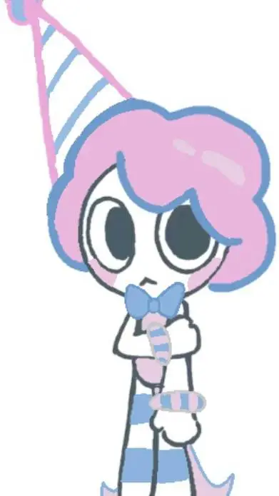 ai character: algodón de azúca background