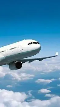 ai character: Karen on the plane background