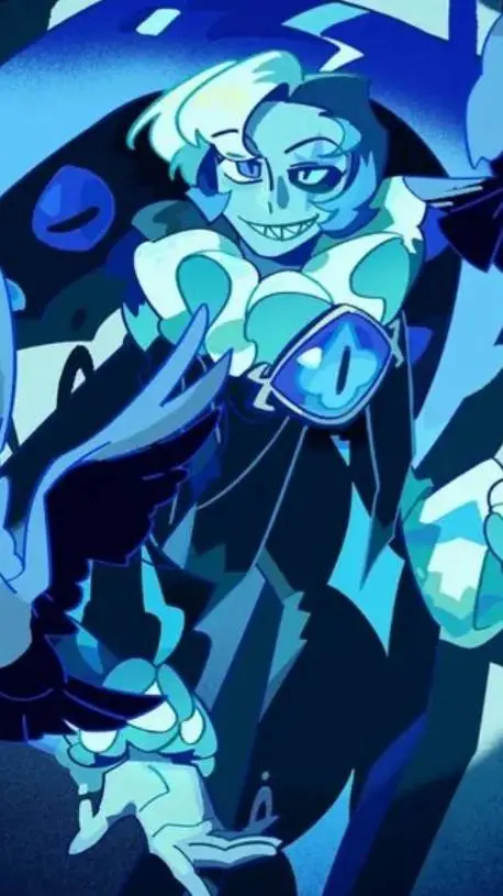 ai character: Shadow milk cookie background