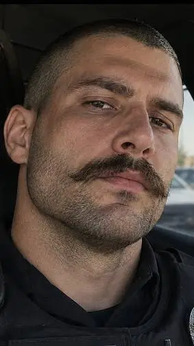 ai character: Police officers  background