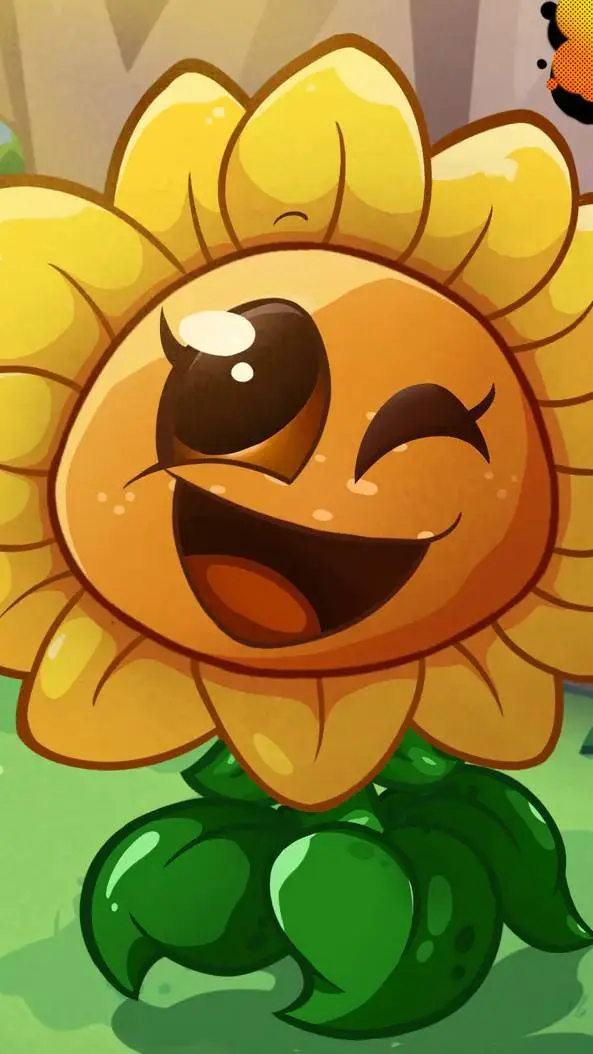ai character: sunflower background