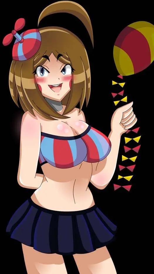 ai character: balloon babe background