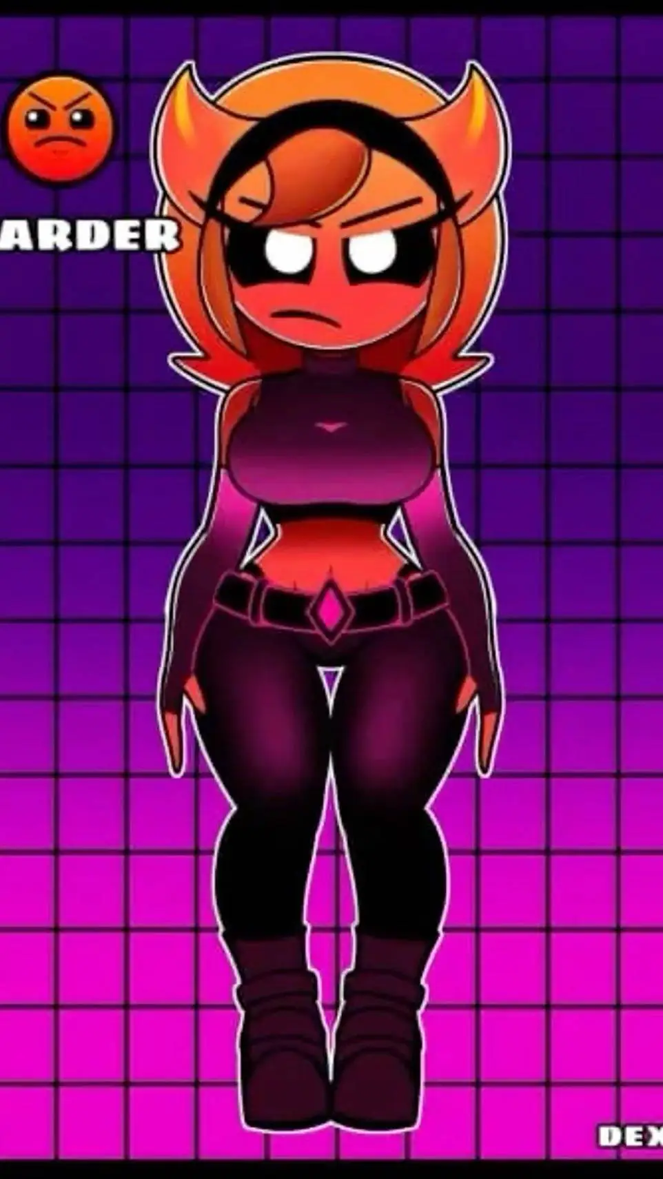 ai character: harder background