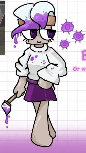 ai character: brusha(new toon Dw background
