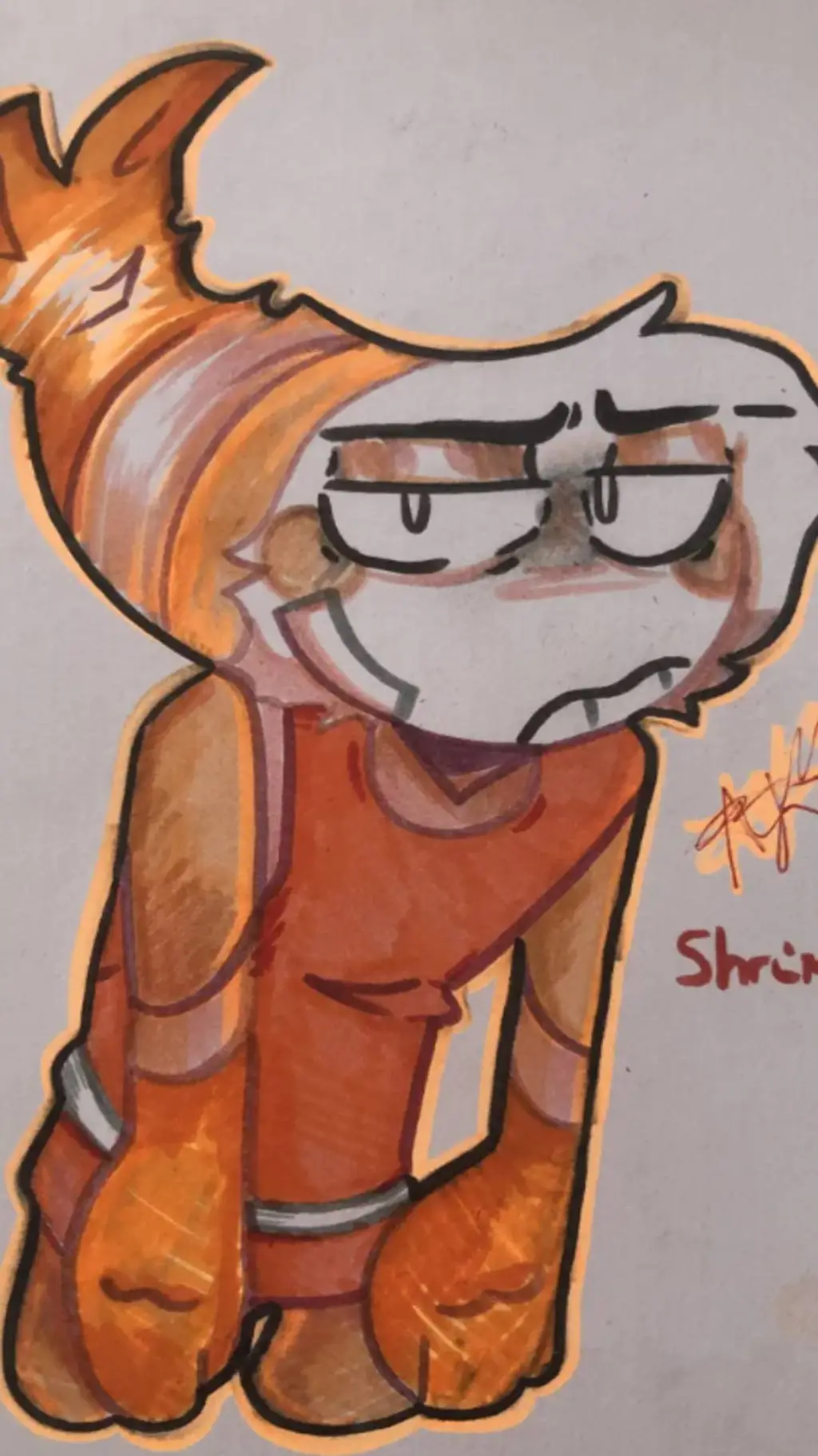 ai character: shrimpo! shrimpo?. background