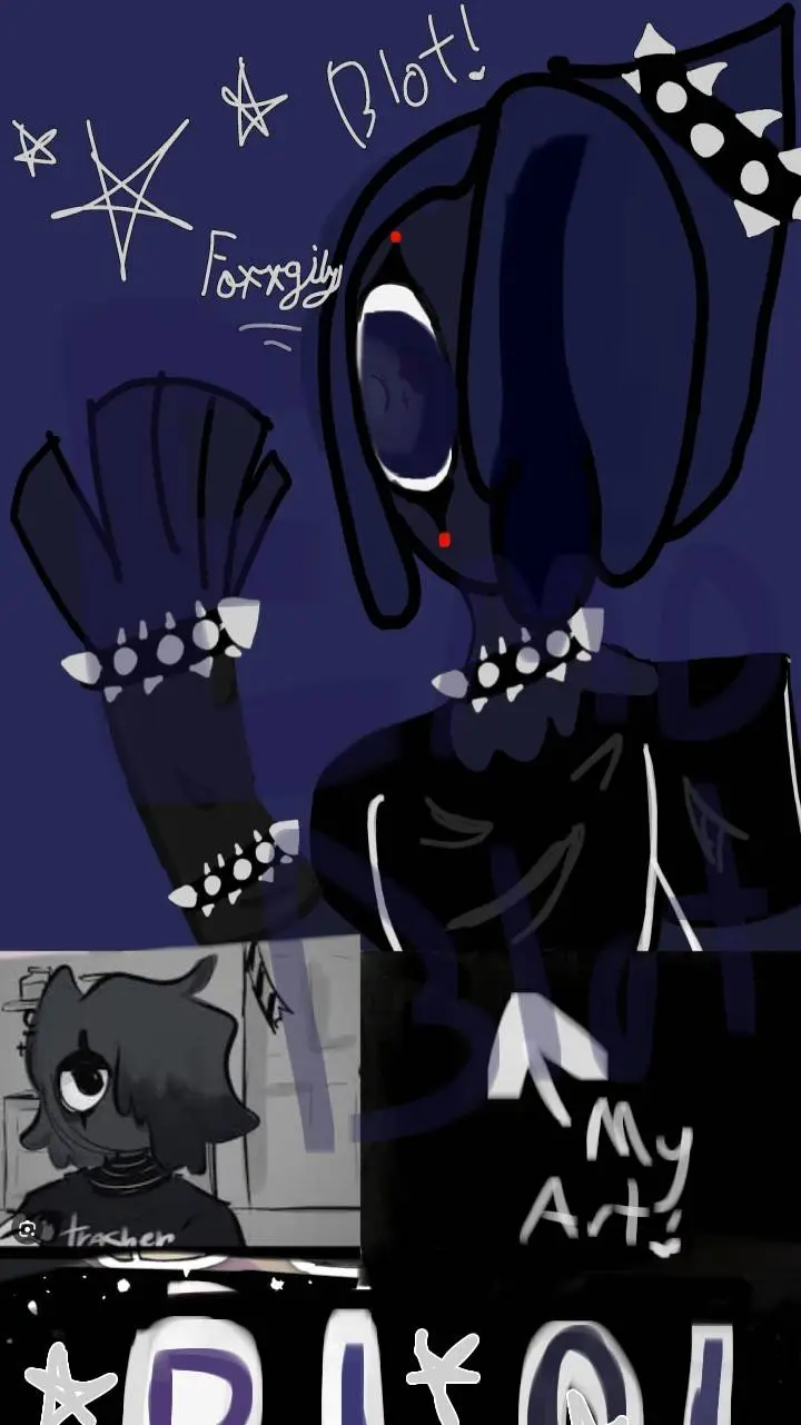 ai character: emo BLOT!? background