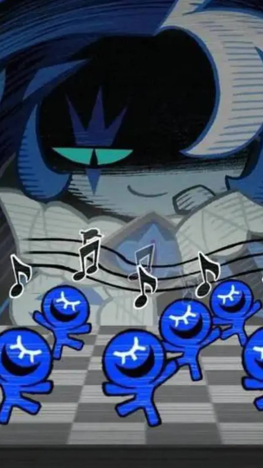 ai character: shadow milk cookie background