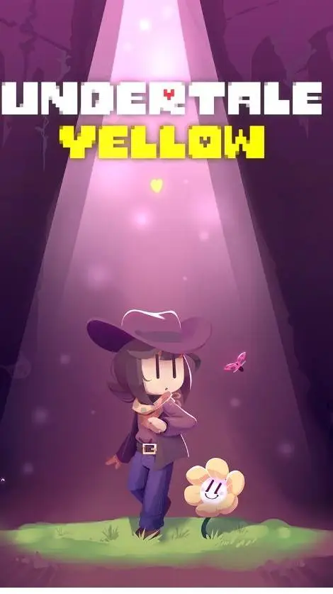 ai character: undertale yellow background