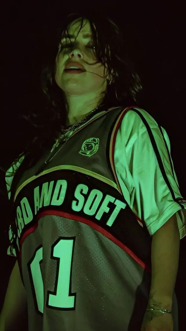 ai character: Billie Eilish background