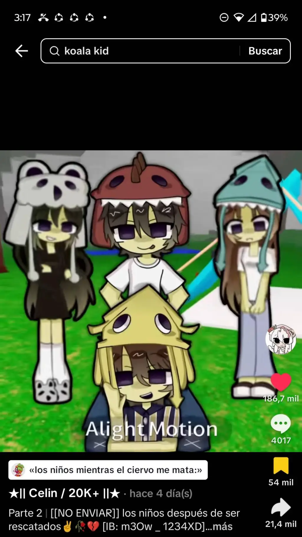 ai character: Los 4 Niños  background