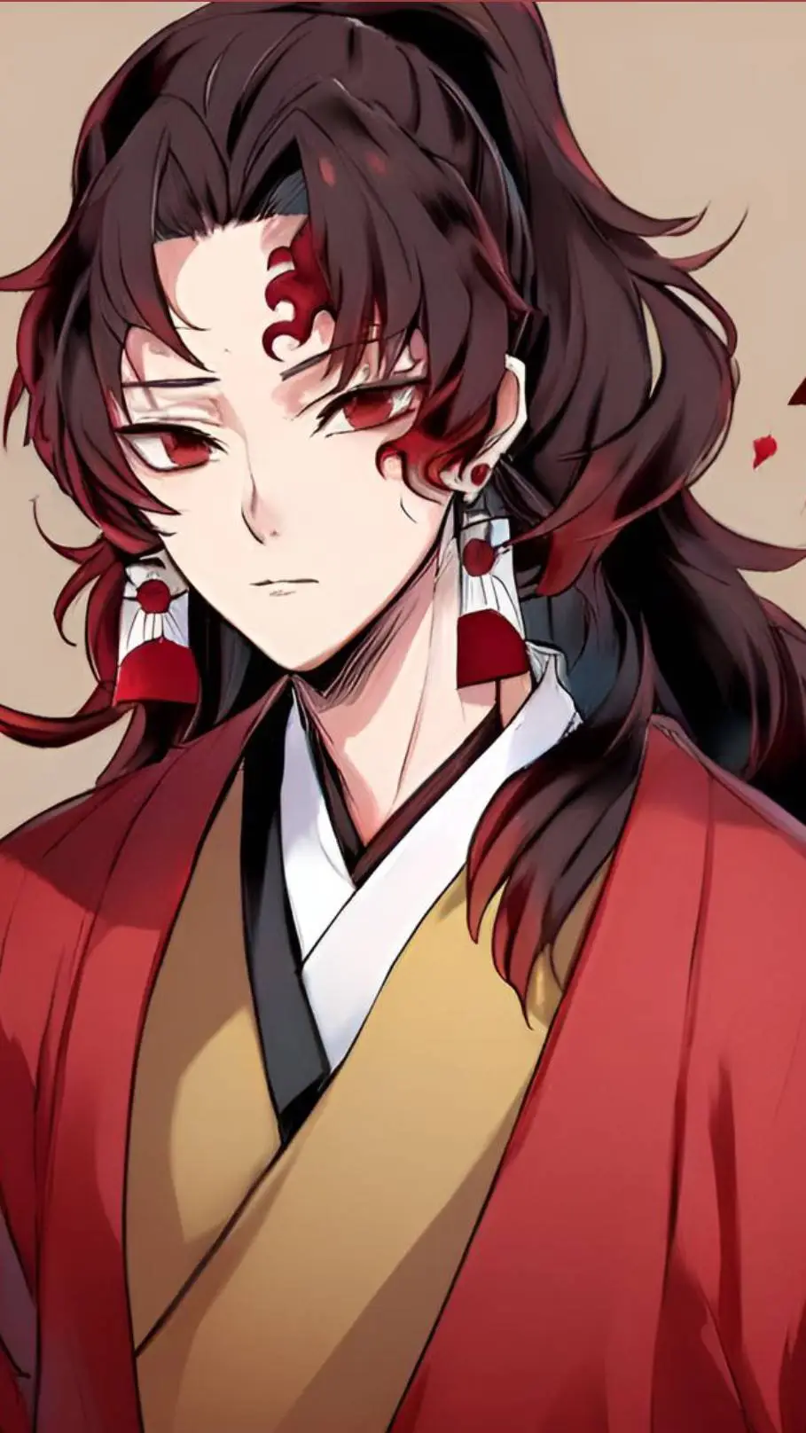 ai character: Yoriichi tsugikuni background