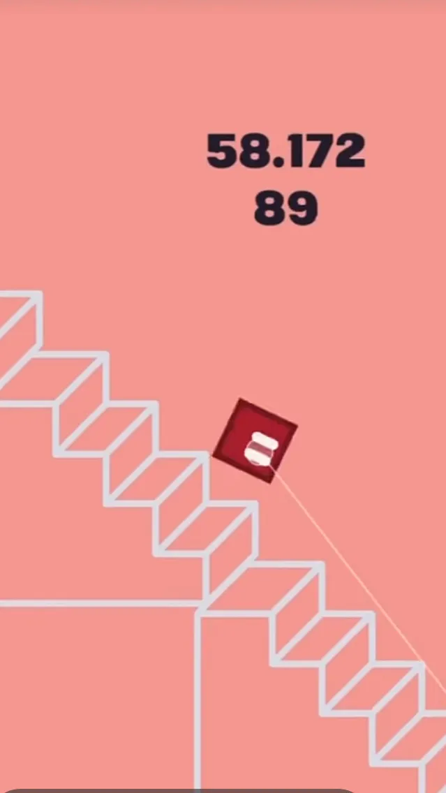 ai character: Red cube x green   background
