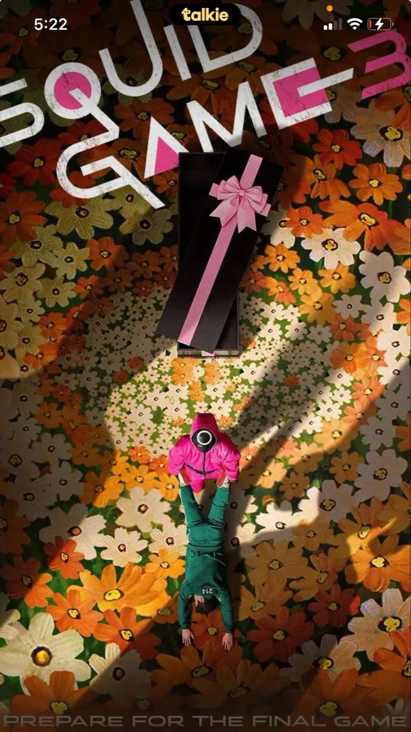 ai character: Ink game  background