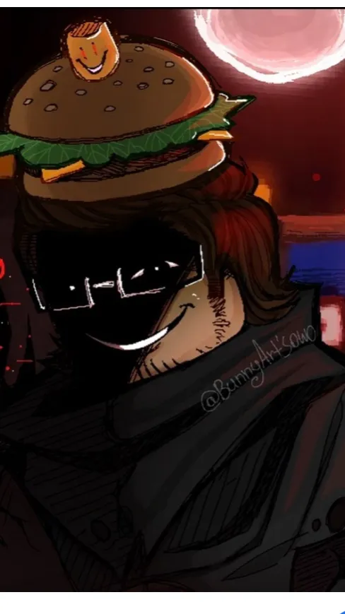 ai character: 007n7 goes crazy background