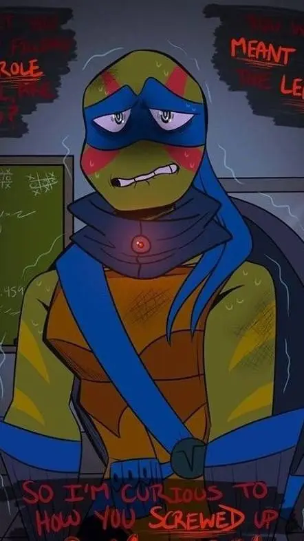 ai character: ROTTMNT  background