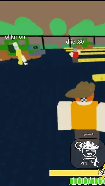 ai character: harekn gose awesom background