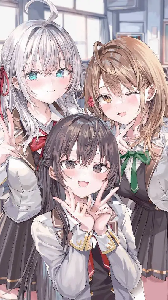 ai character: Alya,Yuki,masha background