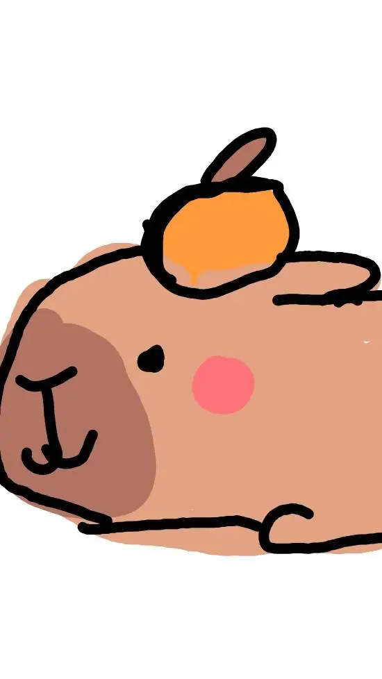 ai character: Mrs capybraa background