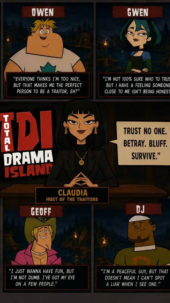 ai character: TDI traitors background