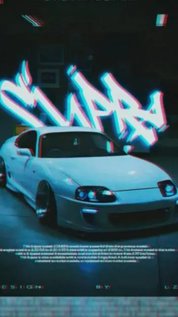 ai character: Toyota Supra background