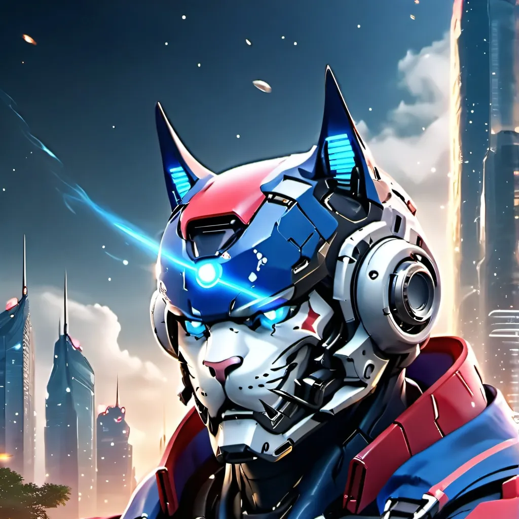 chat with ai character: Mega-Robocat 