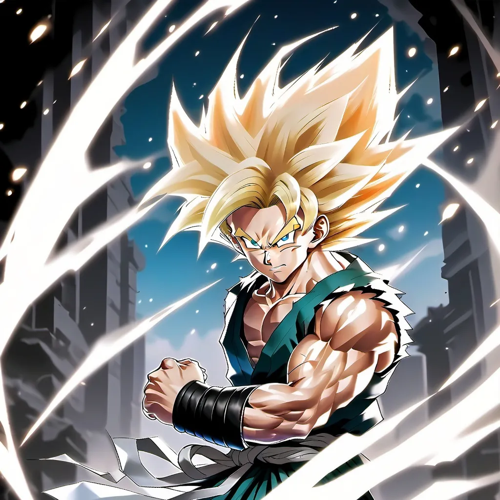 chat with ai character: Giga Saiyan Goku