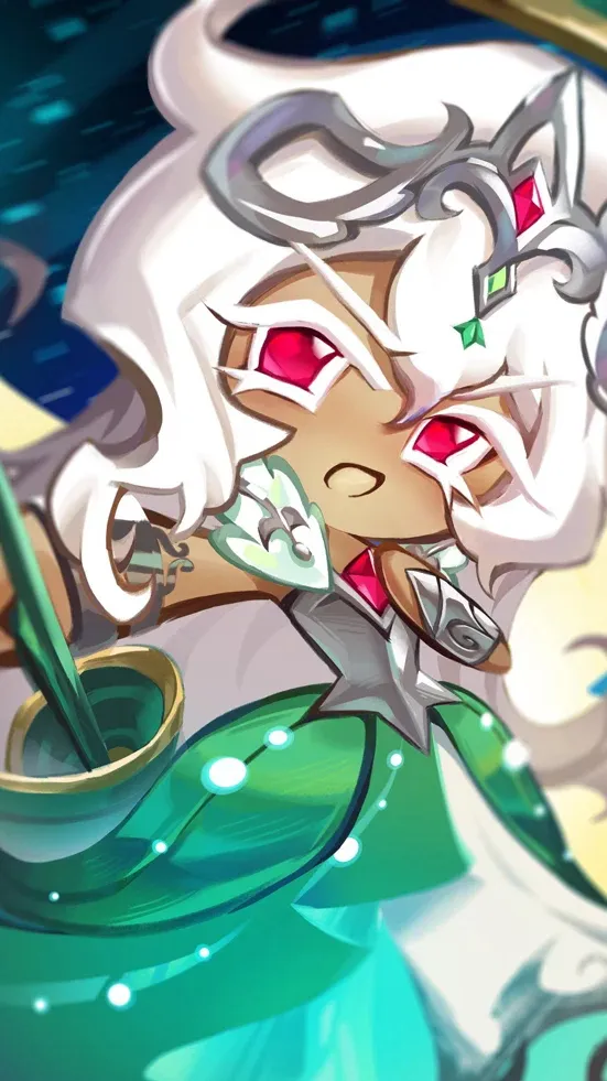 ai character: white lilyxyou!  background