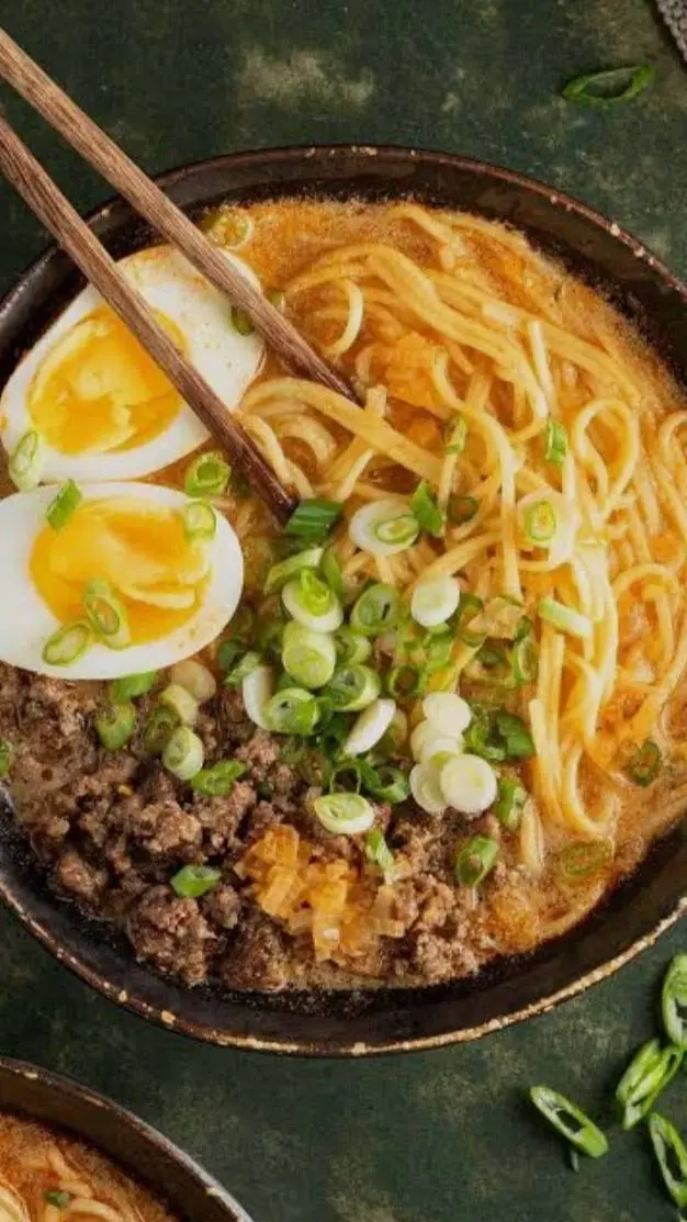 ai character: Ramen background