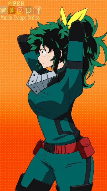 ai character: Deku(girl) background