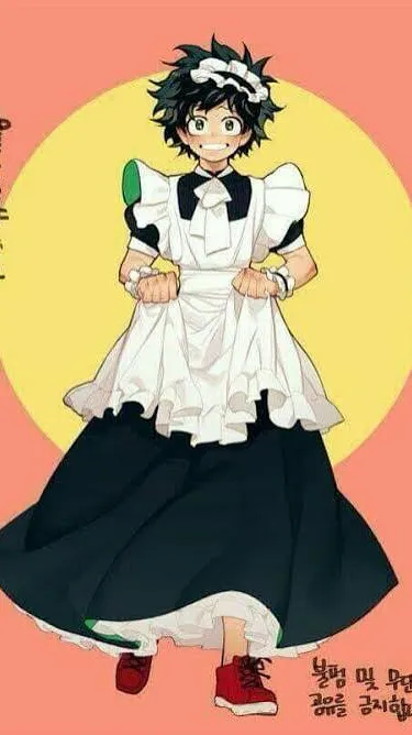 ai character: Deku(maid) background