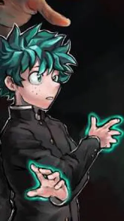 ai character: Deku with quirk  background