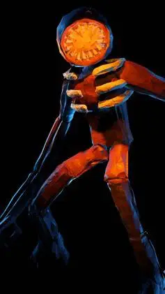 ai character: figure background
