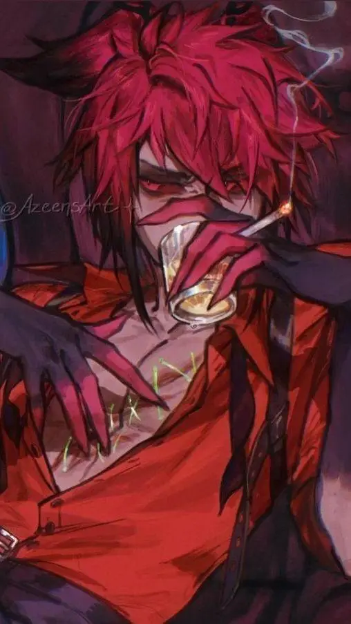 ai character: ❤️Alastor❤️ background