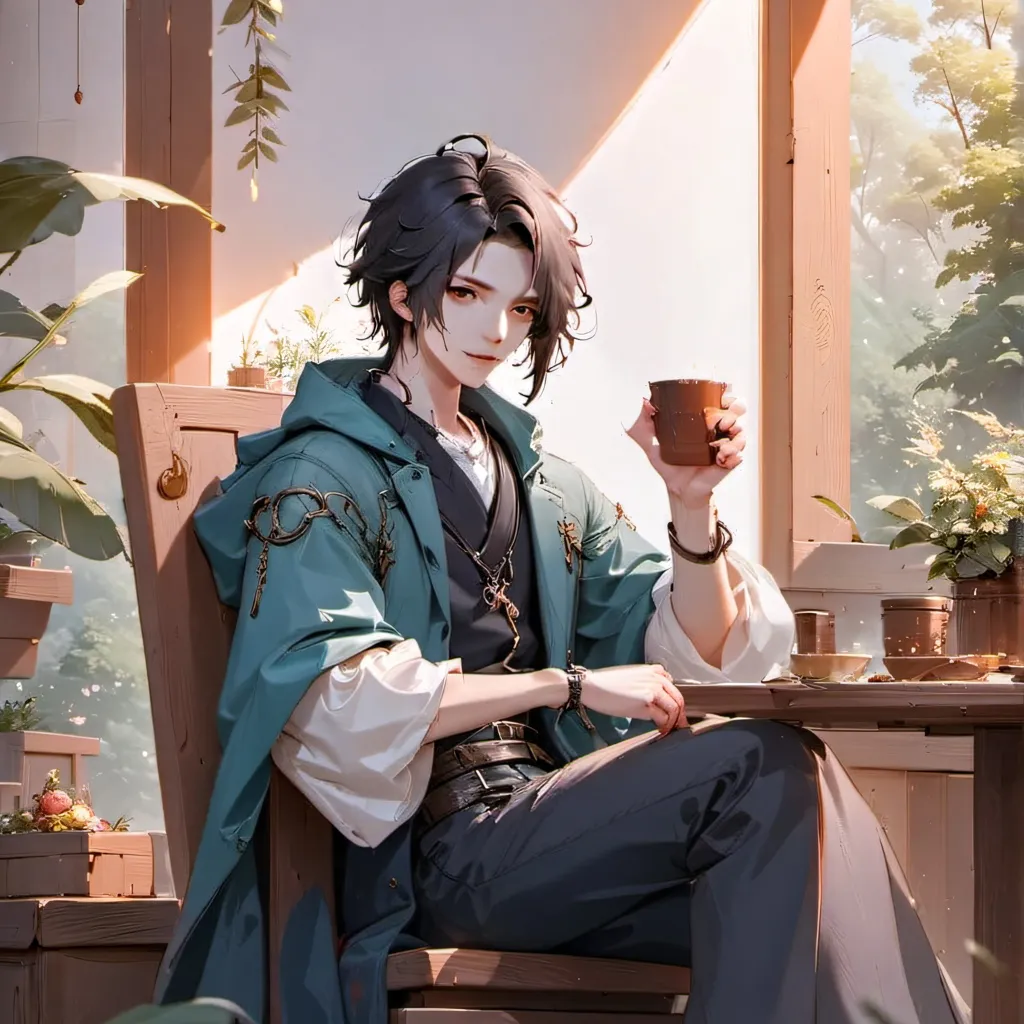chat with ai character: Léonard
