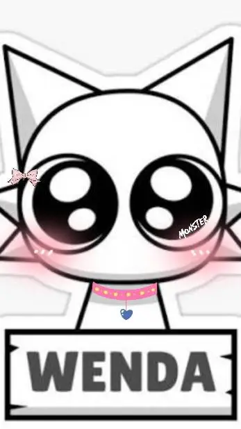 ai character:  { Wenda } 🤍 background